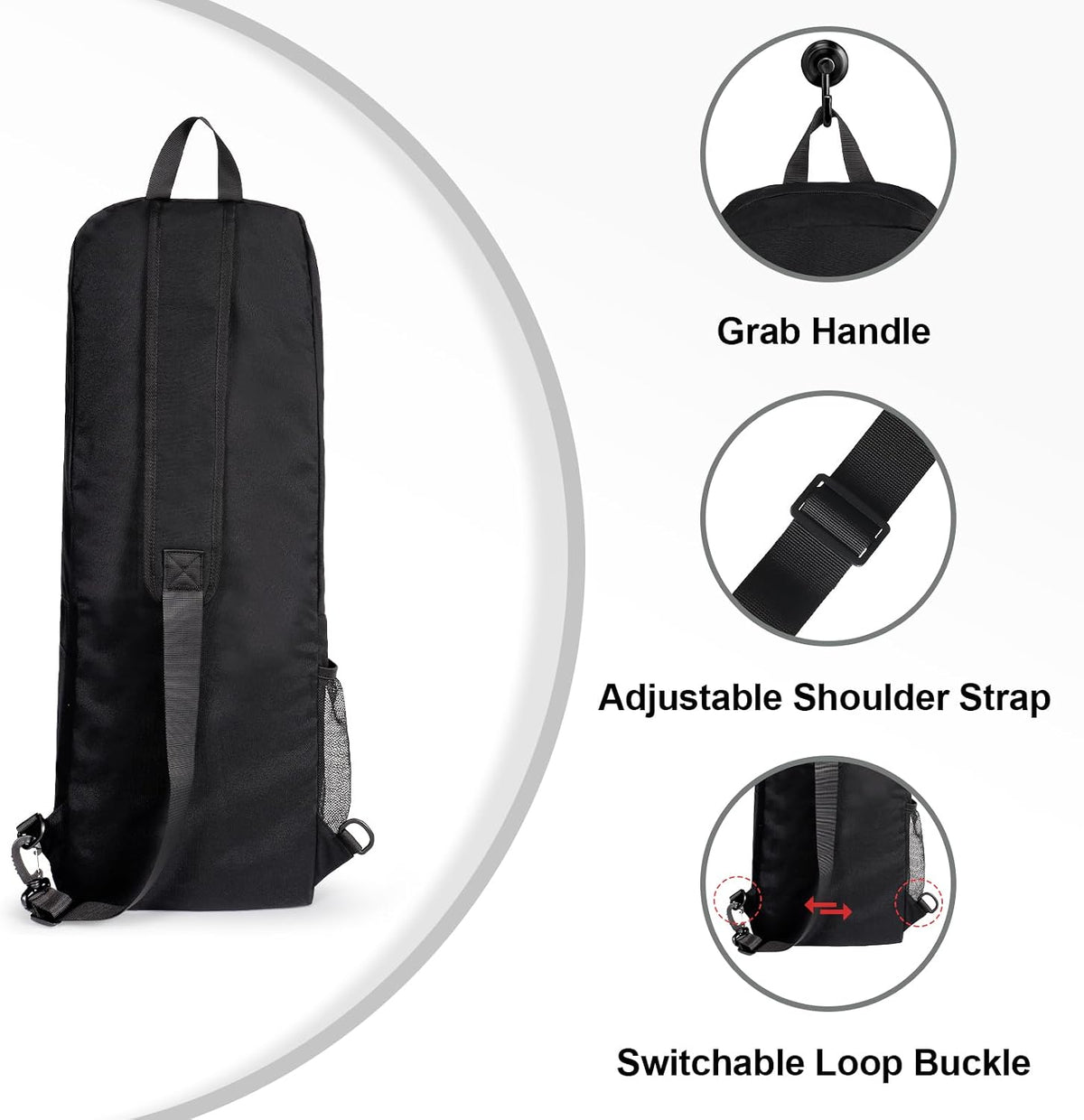 Yoga Mat Carrier Backpack – Waterproof Gym Bag with Wet Pocket & Multi Storage Compartments