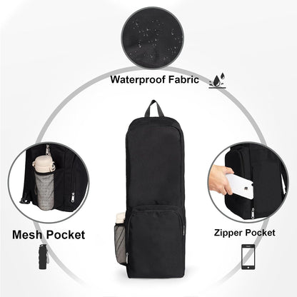 Yoga Mat Carrier Backpack – Waterproof Gym Bag with Wet Pocket & Multi Storage Compartments