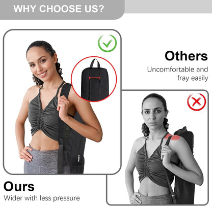 Yoga Mat Carrier Backpack – Waterproof Gym Bag with Wet Pocket & Multi Storage Compartments