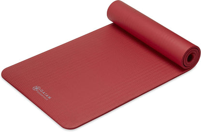 Extra Thick Yoga Mat (10mm) – Non-Slip Fitness & Exercise Mat with Carrying Strap for Home Workout