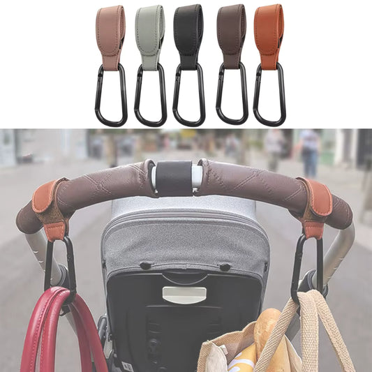 Stroller Hook Pro – Hands-Free Baby Bag Holder (2 Pack)